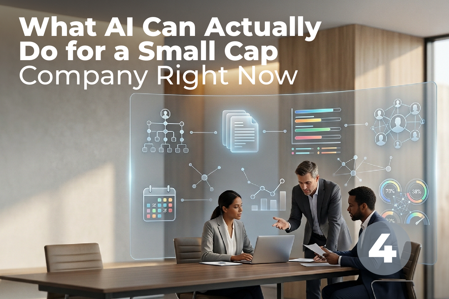 What AI Can Actually Do for a Small Cap Company Right Now